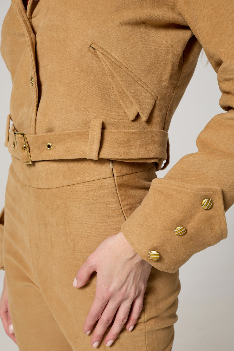 Effortlessly Elegant Classic Moleskin Jacket