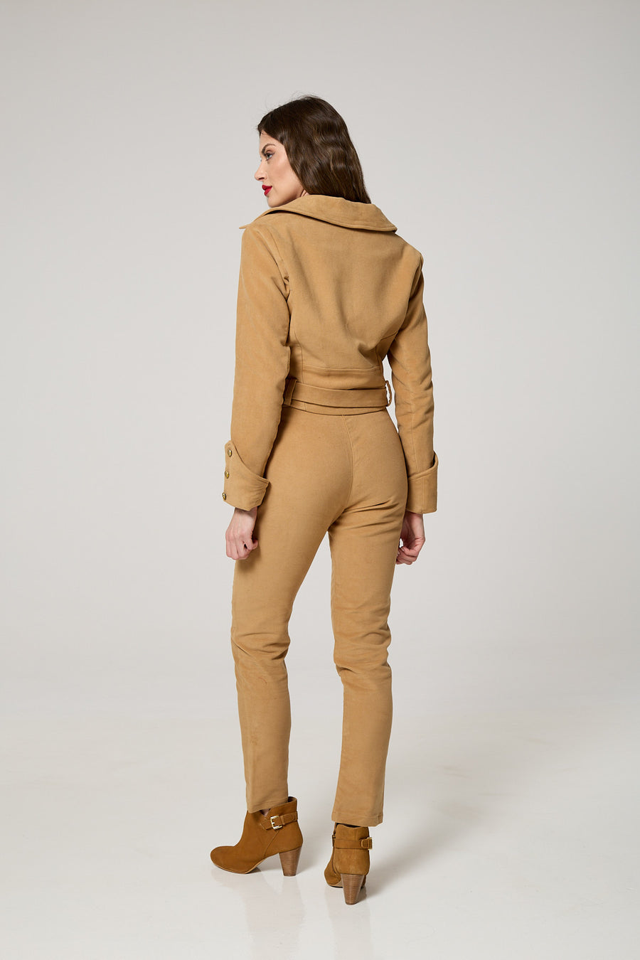 Effortlessly Elegant Classic Moleskin Jacket