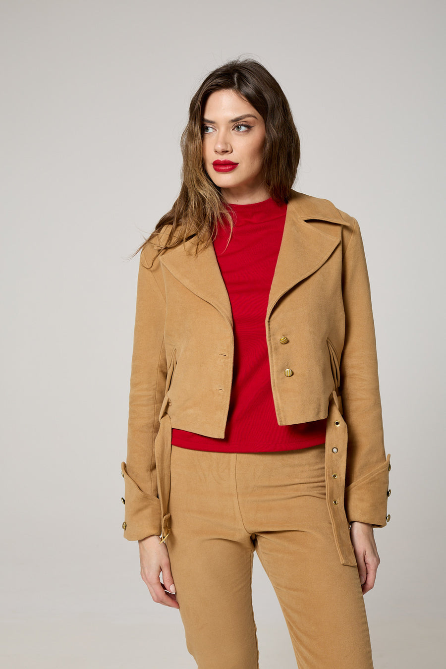 Effortlessly Elegant Classic Moleskin Jacket